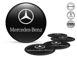 Mercedes Dekor für Felgen Luxus Radplaketten
